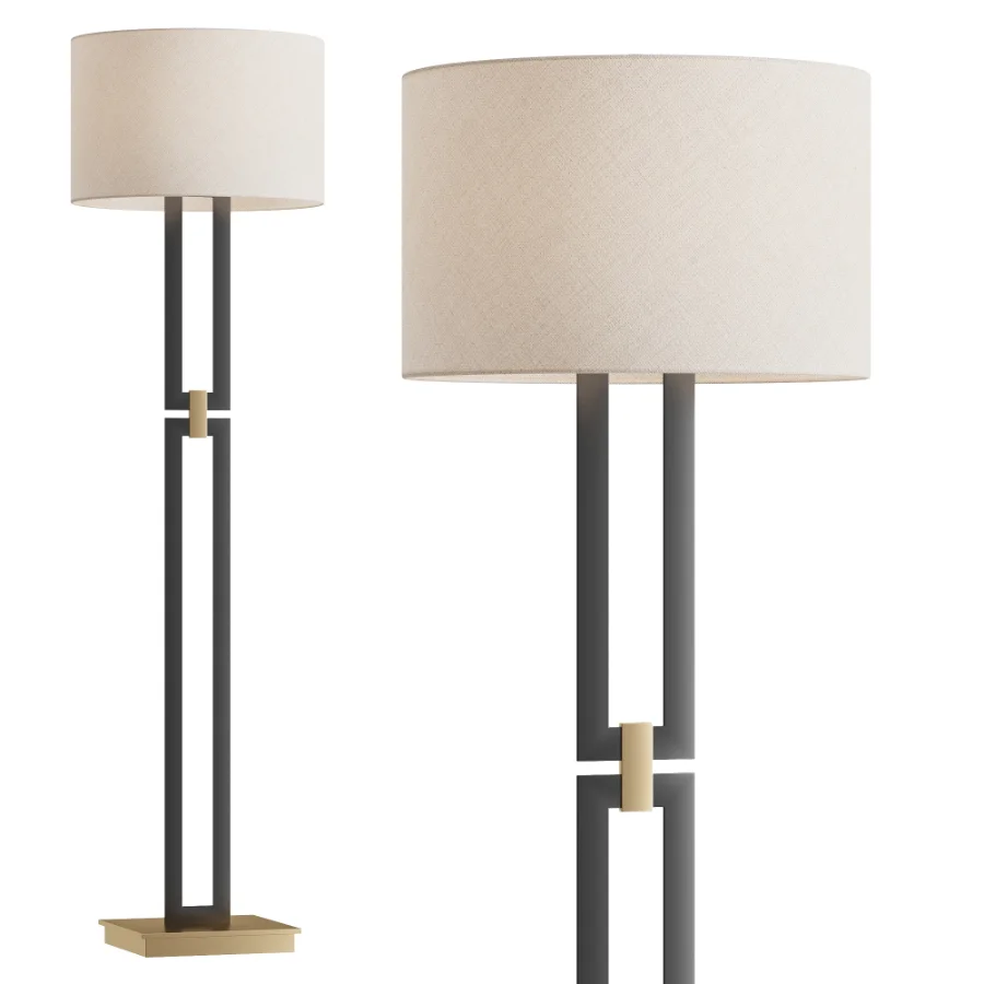 Theo Floor Lamp Matte Black - Image 1