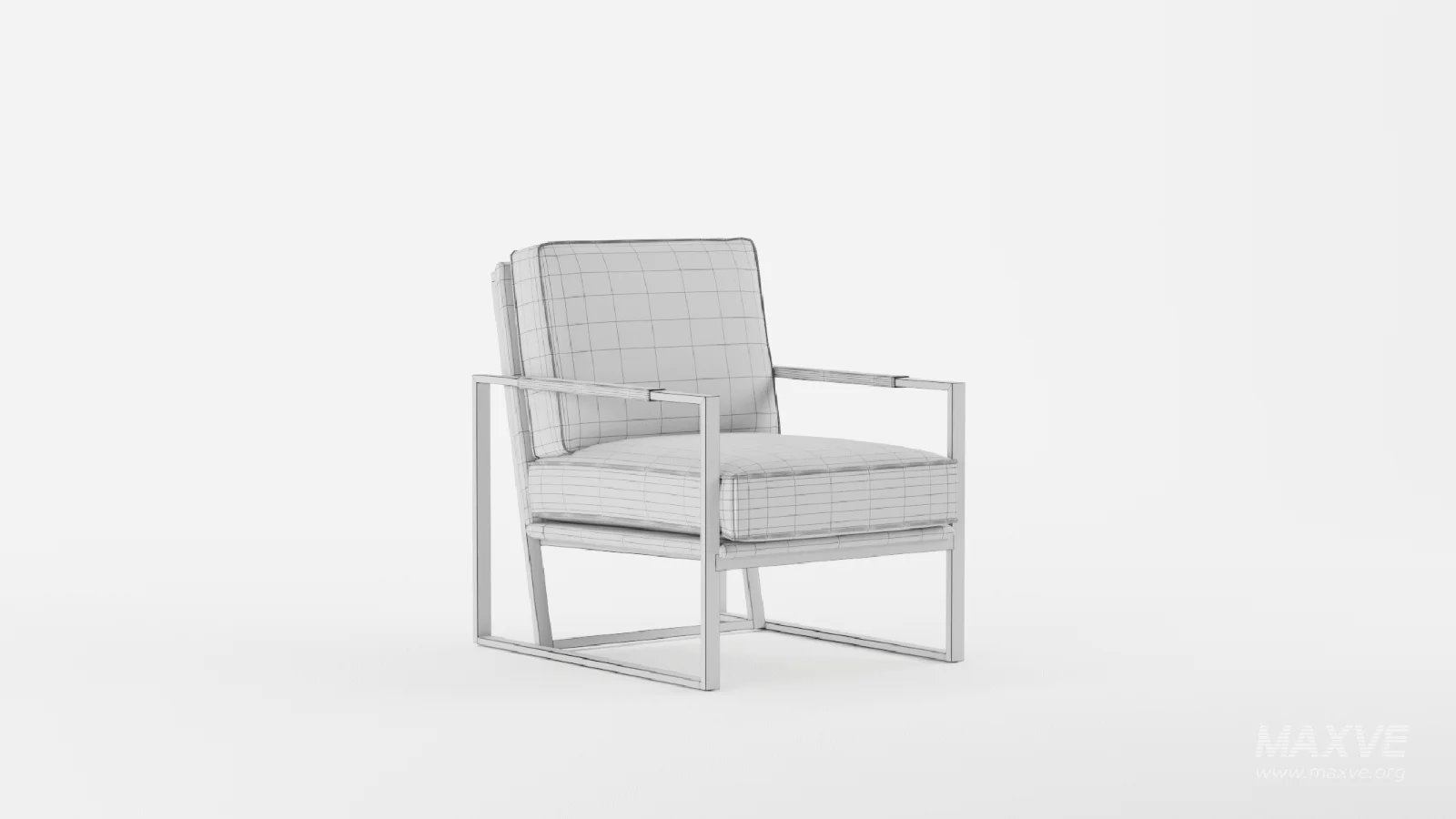 Gaines Top Grain Leather Armchair - Image 9