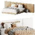 Japandi Modern Double Bed - Thumbnail 5