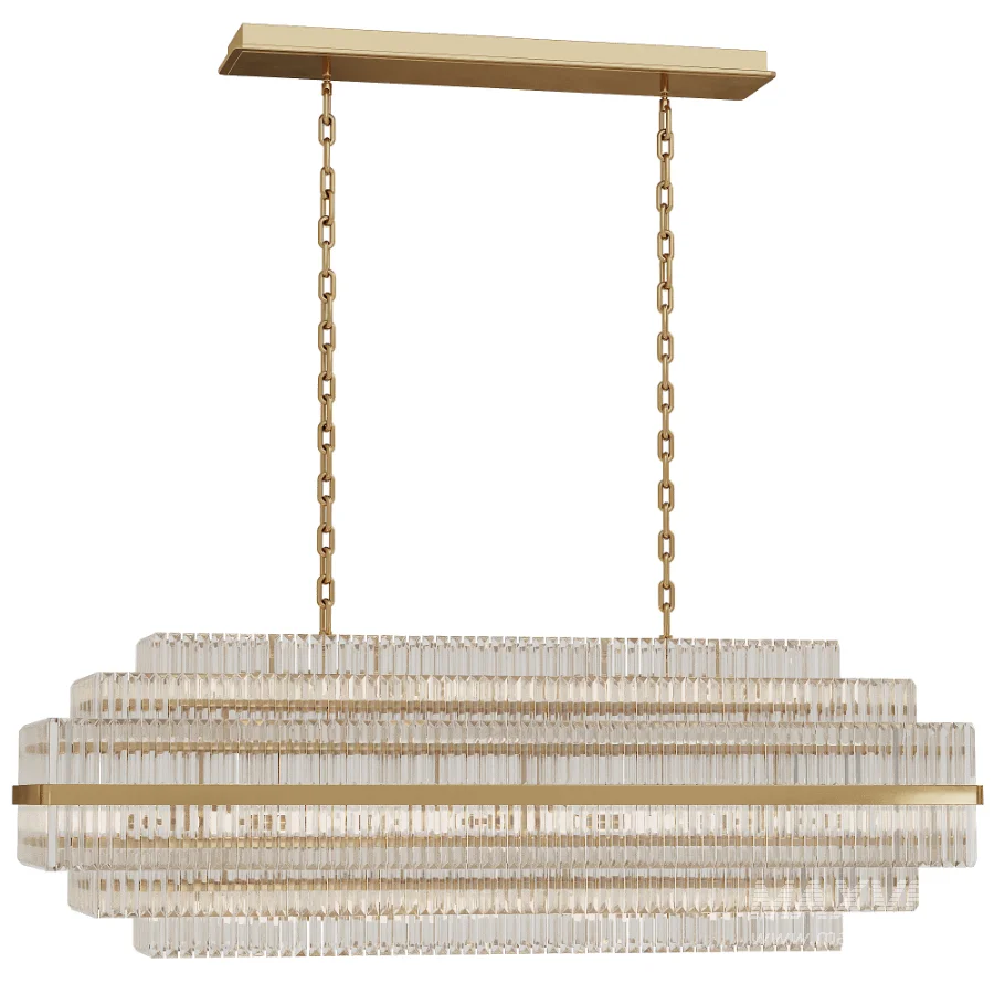 Vienna Linear Crystal Chandelier - Image 1
