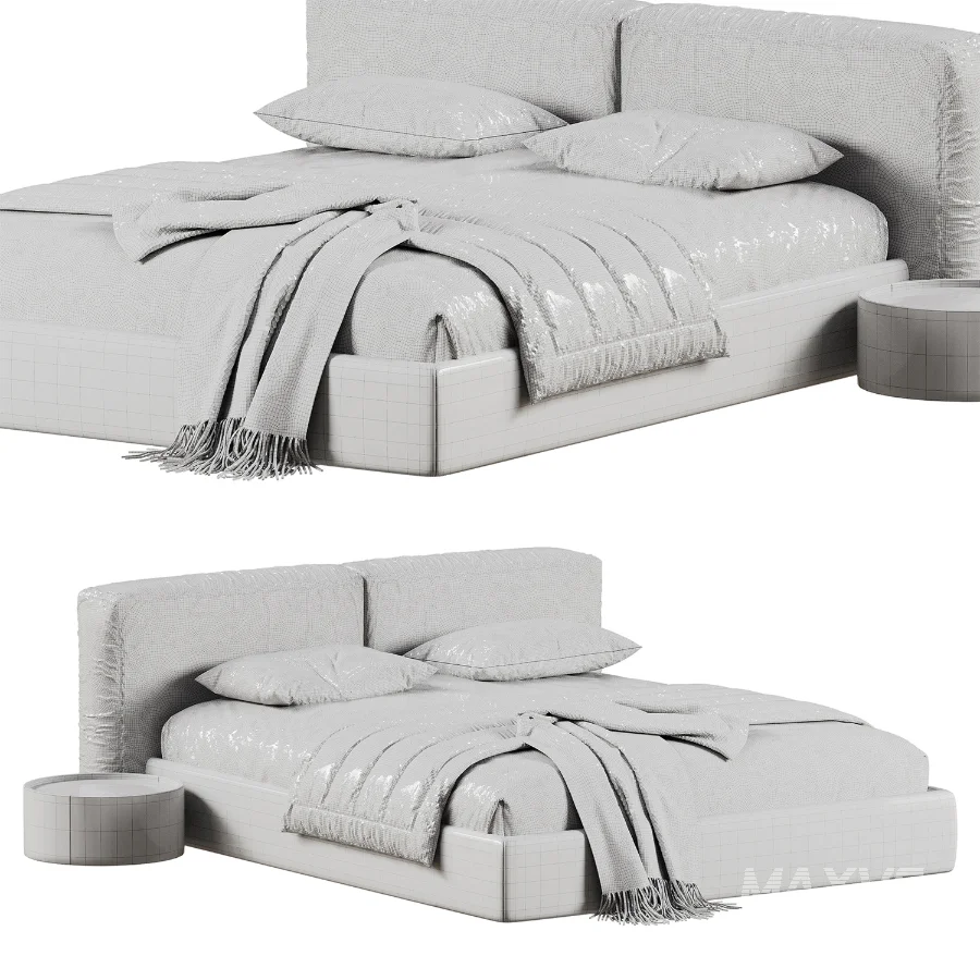 Modern Upholstered Bed Frame - Image 6