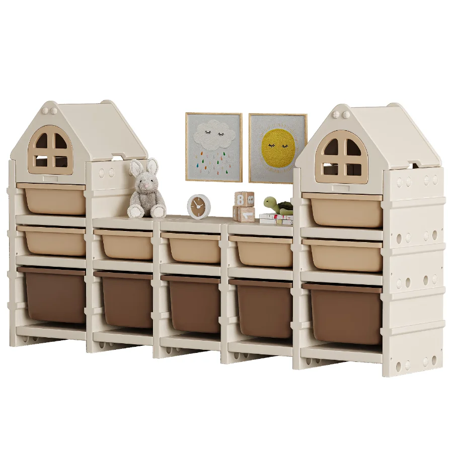 Toy Rack PTSTW12CL 12 drawers-Toy shelving - Image 7