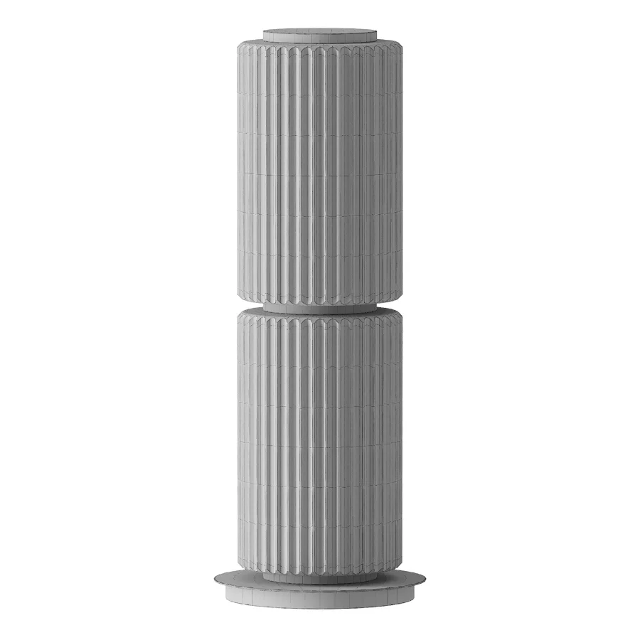 Column Ivory Table Lamp - Image 1