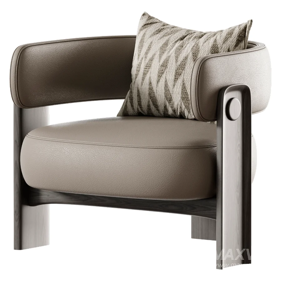 Japandi Armchair - Image 5