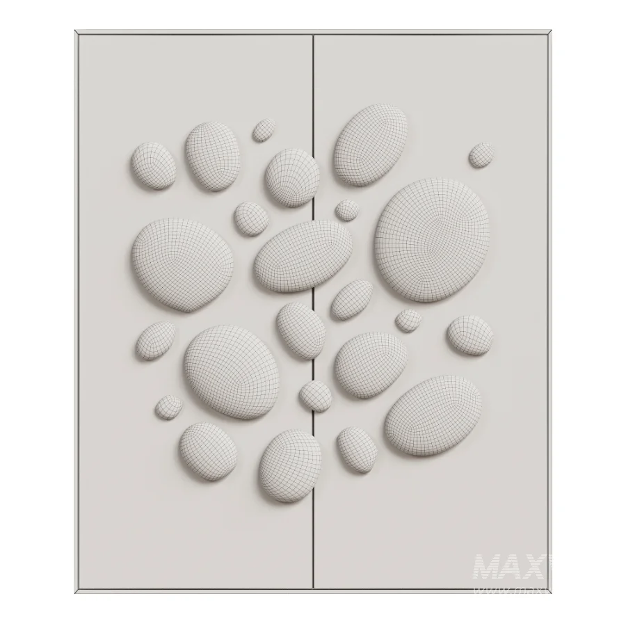 Chrome Bubble Wall Decor 27 - Image 3
