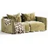 Straight sofa Kartos Velvet by divan - Thumbnail 2