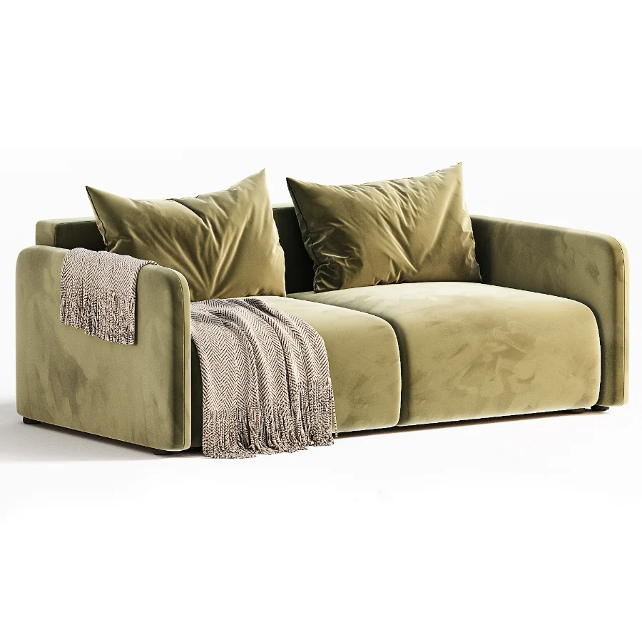 Straight sofa Kartos Velvet by divan - Image 2