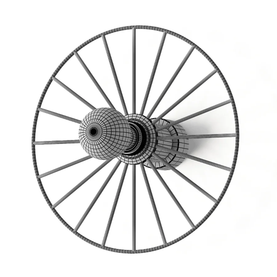 Aromas Del Campo Wheel Wall Lamp - Image 5