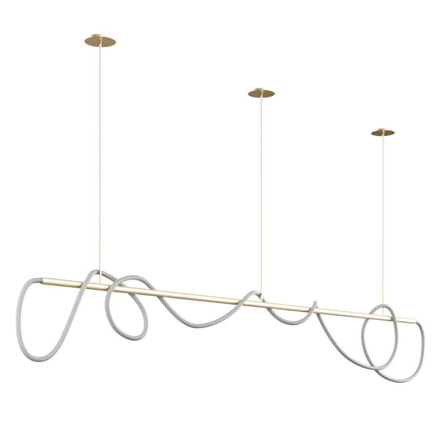 Festif Linear Pendant Lamp by Dbianco vol 6 - Image 8