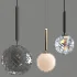 Glass ball pendant lamp - Thumbnail 5