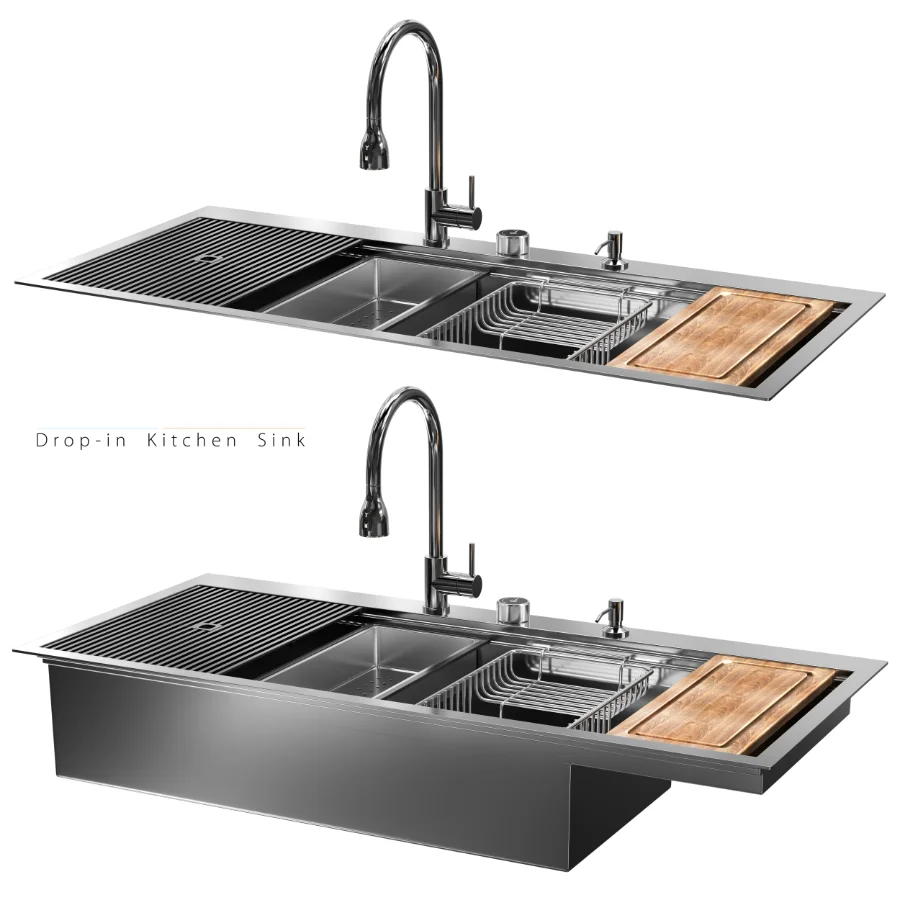 Drop-in Kitchen Sink 6 - Image 2