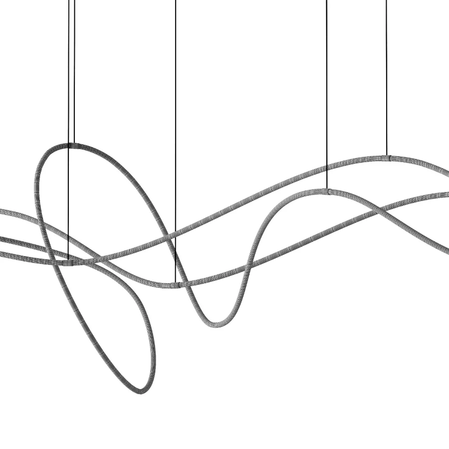 Line Art Geometry Chandelier - Image 2