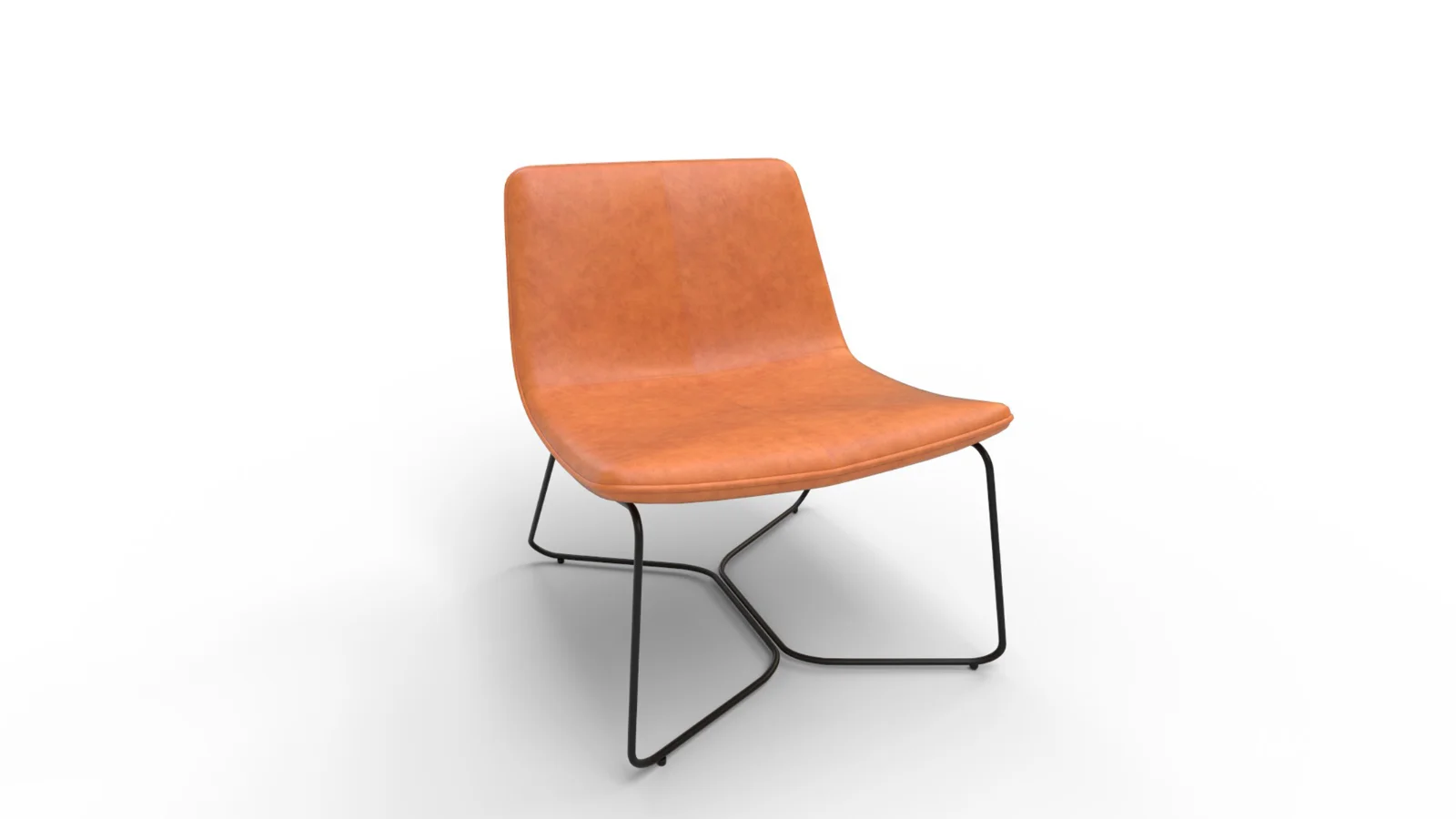 Tan Slope Lounge Chair - Image 8