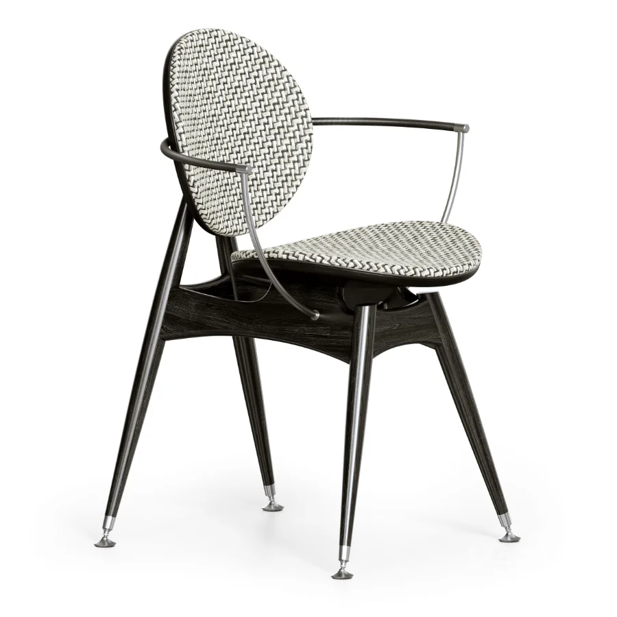 CIRCLE DINING CHAIR WITH ARMRESTS - Image 3