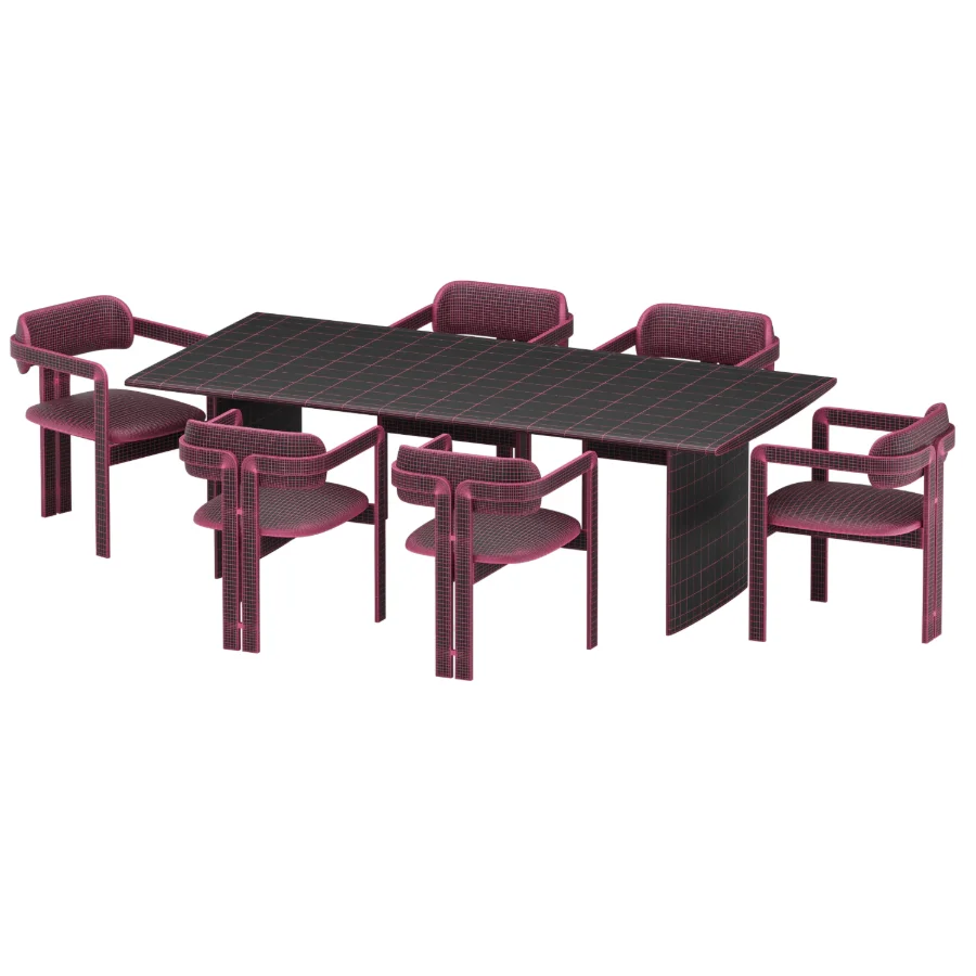 Dining set 06 - Image 5