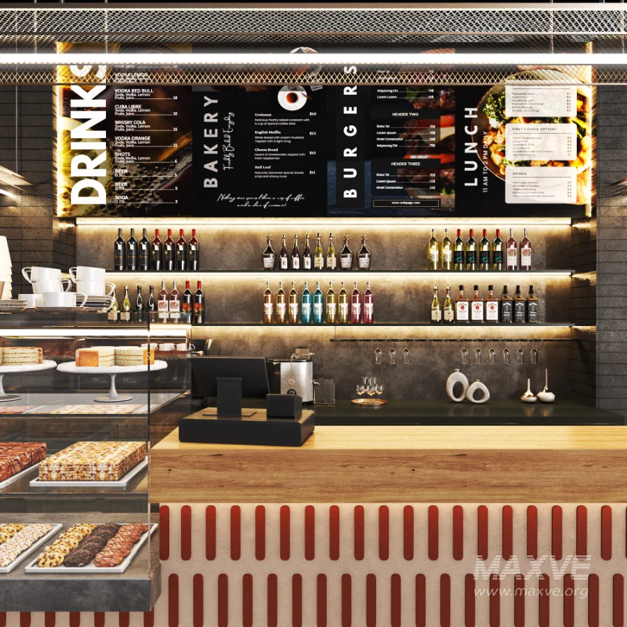 Cafe Restaurant Bar foodcourt 30 - Image 2