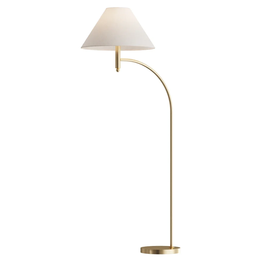 Groton Metal Mini Arc Floor Lamp - Image 2