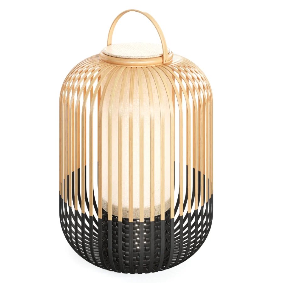 TakeAWay Bamboo Floor Lamp by Forestier Vol 2 - Image 3