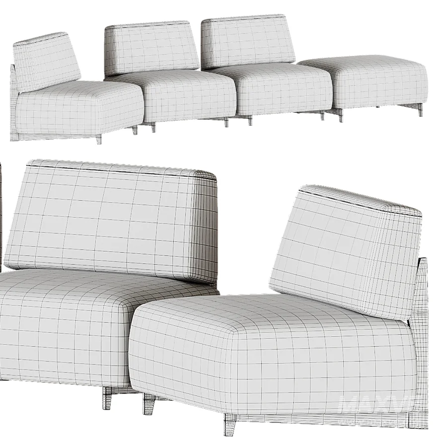 Da Vinci Sofa By Saloni - Image 3