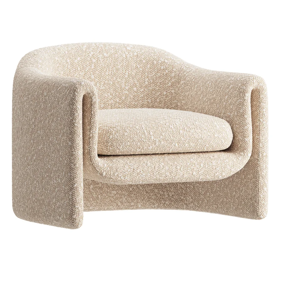 Willow Jacquard Sculptural Chair - Image 3