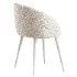 Boucle chair white prostohome - Thumbnail 3