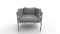 Living Room PU Leather Leisure Sofa Chair - Thumbnail 4