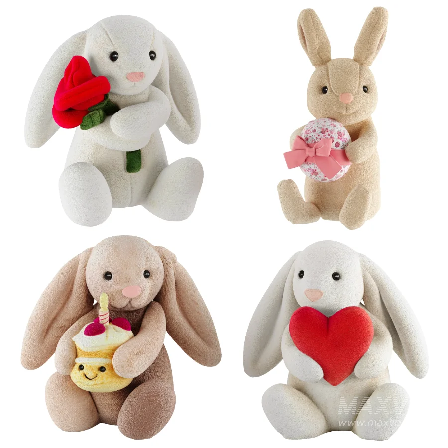 Plush Toys Set 36 -Rabbit - Image 1