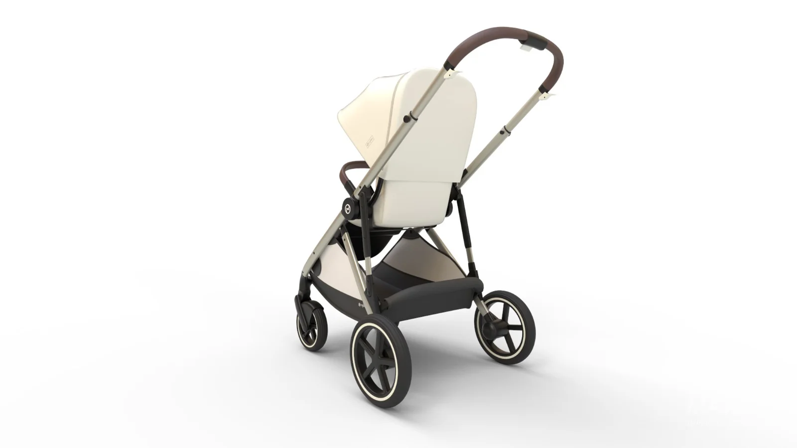 CYBEX Gazelle S Stroller Modular Double Stroller for Infant and Toddler Includes Detachable Shopping Basket - Image 7