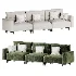 Aria Sofa By Saloni - Thumbnail 2