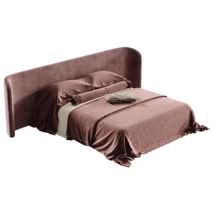 Modern Double Bed 09 - Image 1