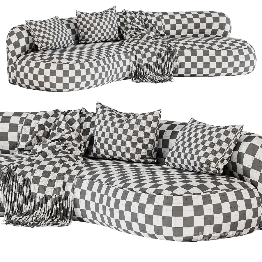 Pierre Augustin Rose Sofa - Image 3