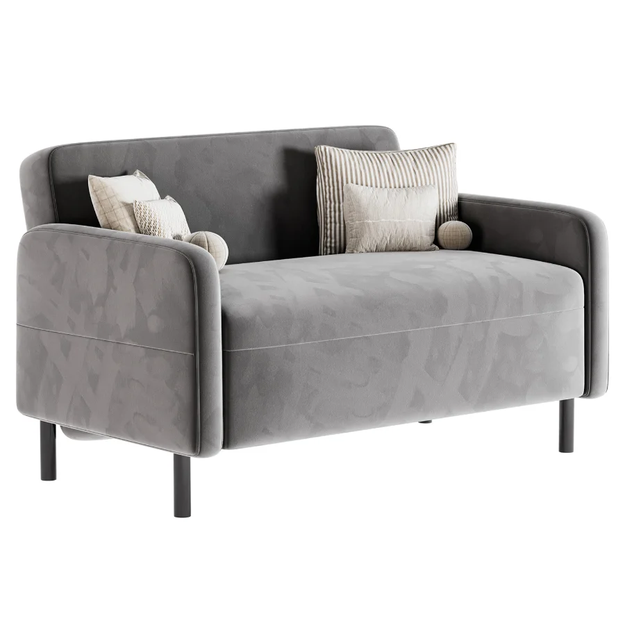Straight sofa Fils Mini 120 Velvet Terra - Image 5
