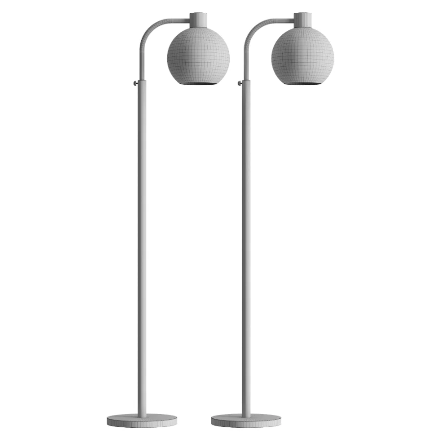 Adjustable Metal Pharmacy Floor Lamp - Image 3