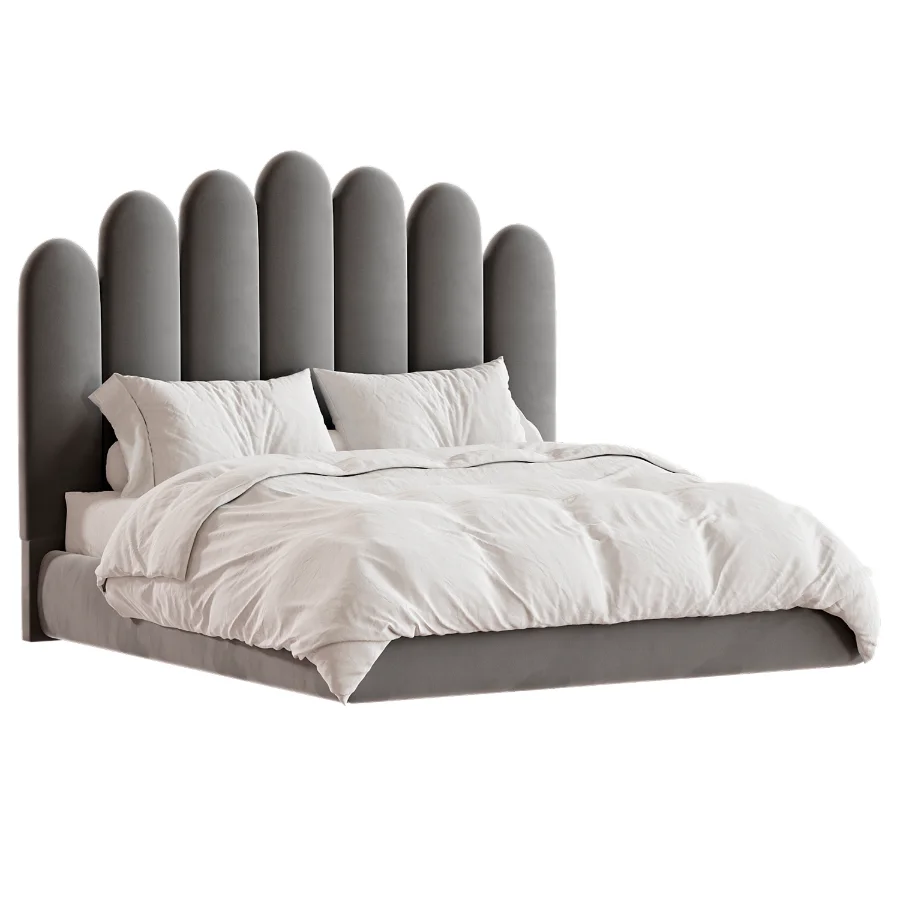 Liel Velour Bed Divan - Image 2
