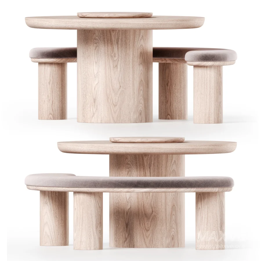 CATALINA Dining Table and Bench - Image 2