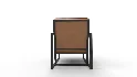 Gaines Top Grain Leather Armchair - Thumbnail 4