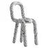 Velvet Designer Style Living Room Side Chair Colorful Open Dining Chair - Thumbnail 7