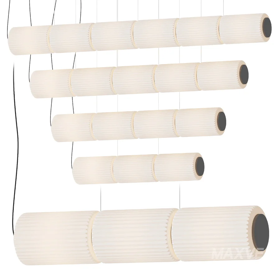 Column Ivory Horizontal Pendant Lamp - Image 3