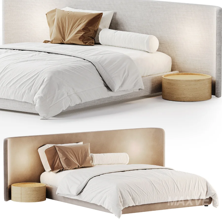 Japandi Double Bed - Image 3
