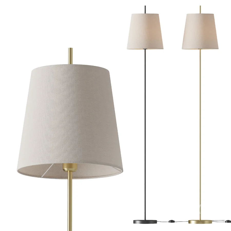 Sandy Floor Lamp By Freya - Image 2