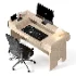 HOLLOW WOOD OFFICE DESK - Thumbnail 5