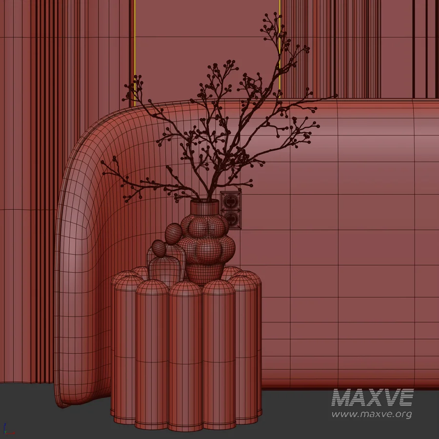 Organic Headboard Set08 - Image 7