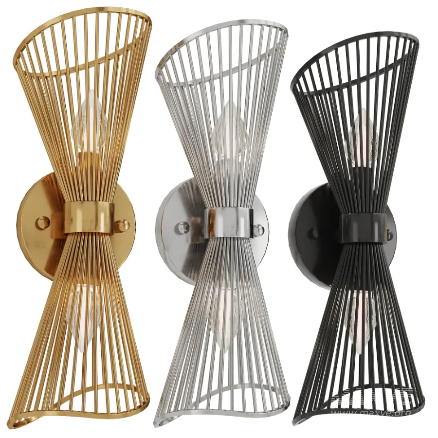Ribbon Swirl Sconce - Image 1