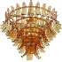 Artisanal Amber Glass Pendant Light - Thumbnail 4