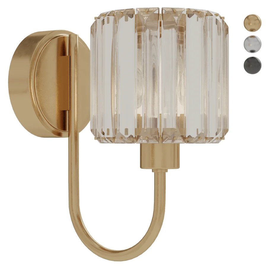 Berenice Nickel Wall Light - Image 1
