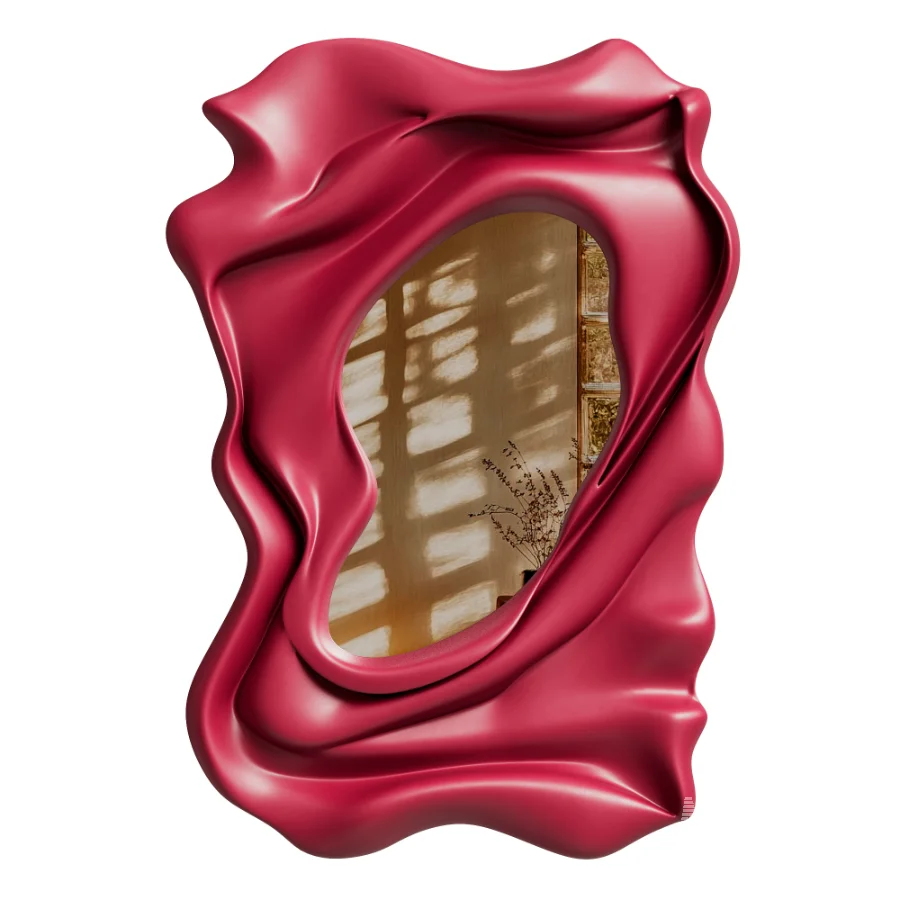 Ondula Wavy Fluid Wall Mirror - Image 6