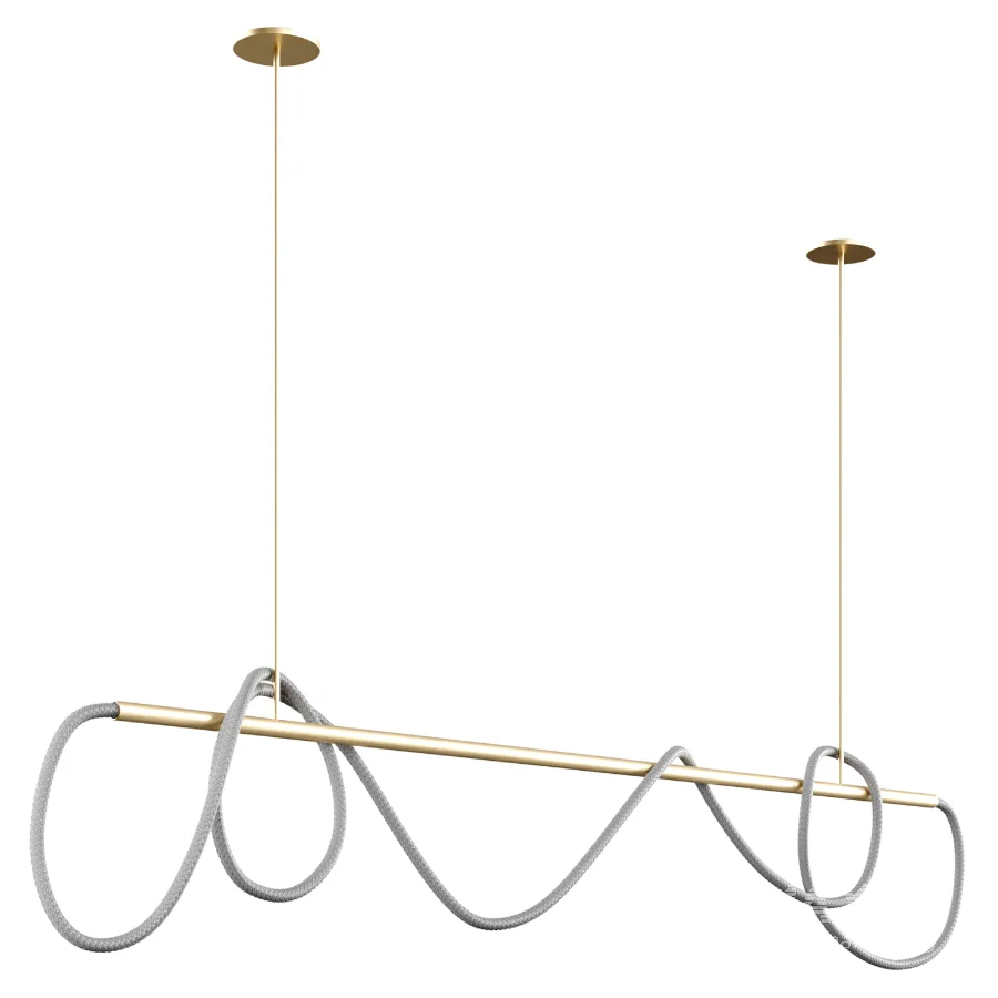 Festif Linear Pendant Lamp by Dbianco vol 4 - Image 1