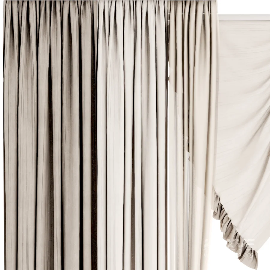 Silk and Cotton Curtain Set 121 - Image 5