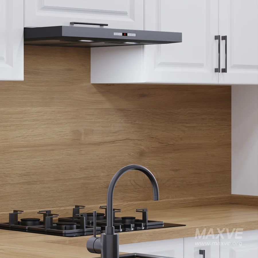 Neoclassical style kitchen set 001 - Image 4