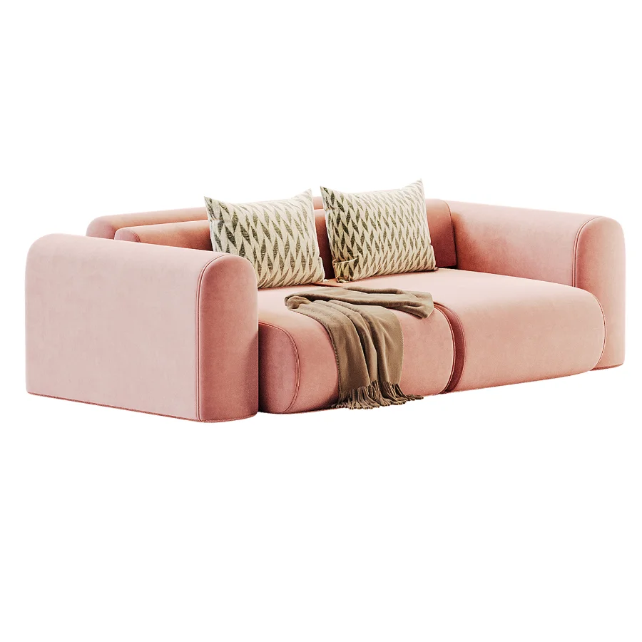 Modular sofa Mail3 Bucle Silver - Image 3